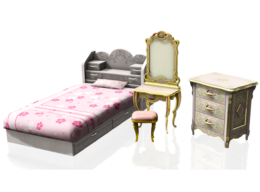 「Woman's Bed and Vanity Set」がUnity Asset Storeで販売中！

優雅で高級感のあるおしゃれな部屋作りにぜひ！

assetstore.unity.com/packages/3d/pr… 

#GameAssetStudio #ゲーム素材