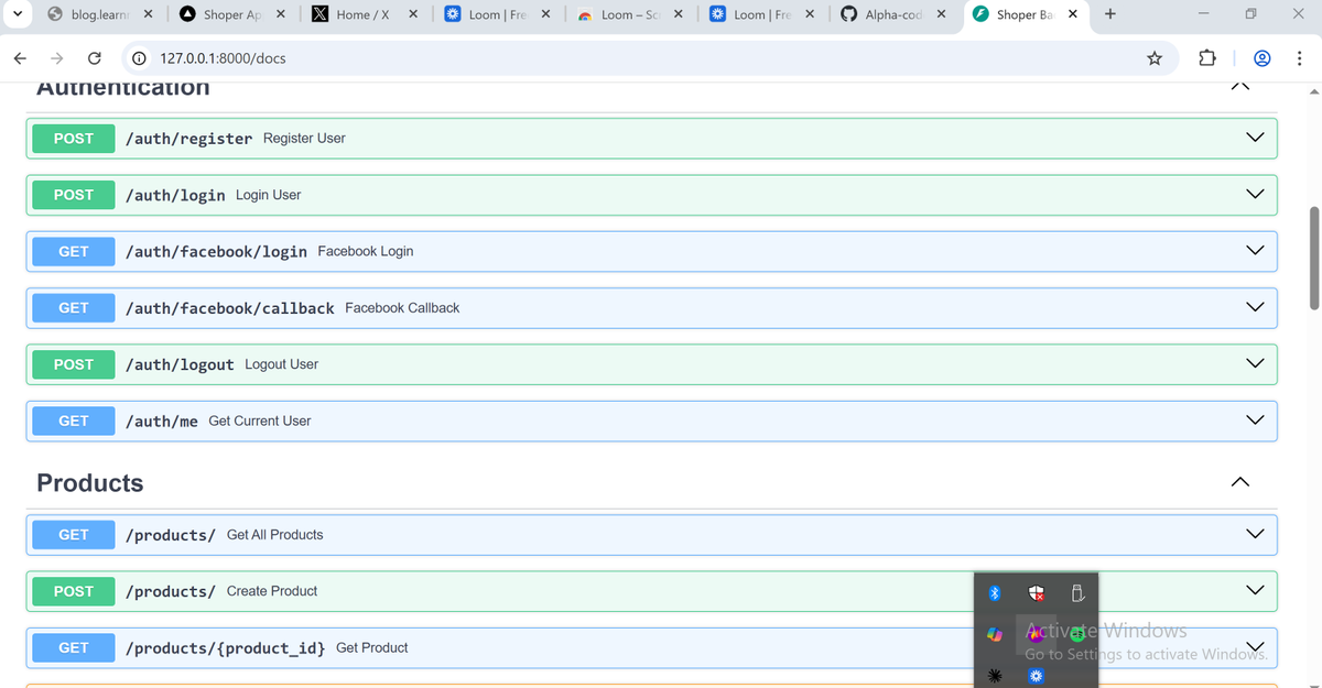 alpha_the_dev's tweet image. So for those asking what my backend looks like, look below. 👇👇