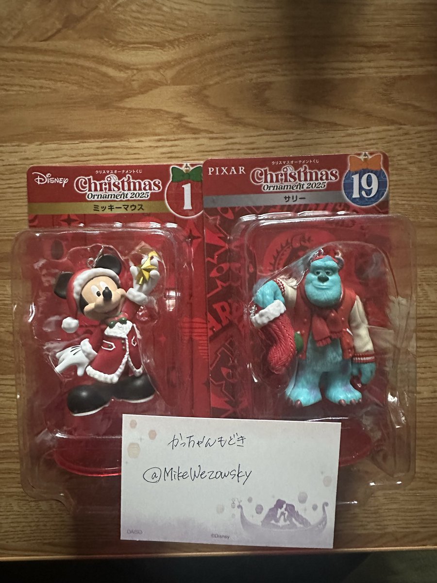 MikeWezowsky's tweet photo. ディズニー　Happyくじ　クリスマスオーナメント　2025 【交換/譲渡】

譲:ミッキー、サリー
アクリルオーナメント　ドナルド達

求:ステッチ、エンジェル、過去弾（なんでもご相談ください）
or定価＋送料（フィギュア）、400円＋送料（アクリル）

郵送希望です。検索からでもお気軽にお声掛け下さい https://t.co/wToKxl5QR9