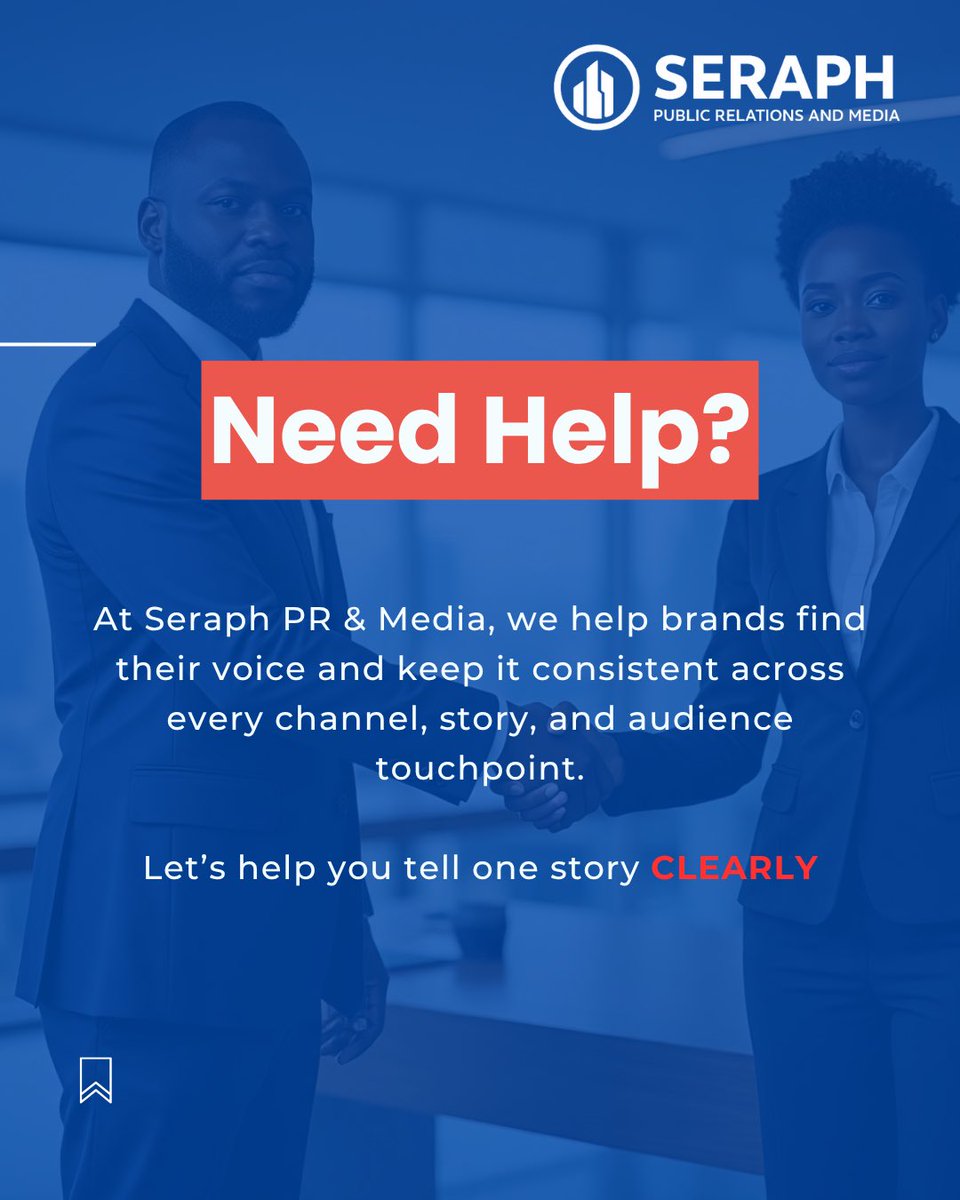 Seraphpr_media's tweet photo. At Seraph PR & Media, we help brands align what they say with what people actually believe so trust doesn’t slip away quietly.
Clarity fuels reputation. Consistency protects it.
#SeraphPR #BrandStorytelling #InconsistentBranding #ModernPR #BrandReputation #ThoughtLeadership https://t.co/HQeInfM7Y9