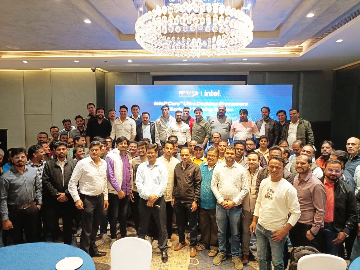rptechindia's tweet image. Empowering Our Partners with Next-Gen Performance | Intel® Core™ Ultra (Series 2) Training
We’re thrilled to host a series of Intel® Core™ Ultra (Series 2) training events across multiple locations!

#IntelCoreUltra #IntelSeries2 #NextGenPerformance #RPTech