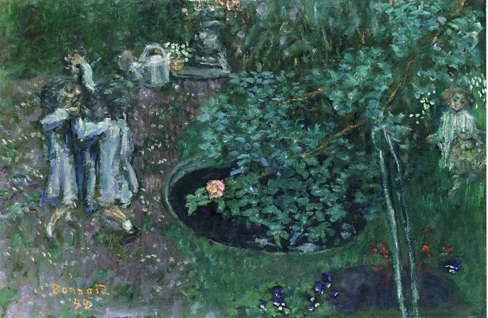 plast_online's tweet image. Pierre Bonnard  
Children Playing in a Garden  
1899
#PierreBonnard