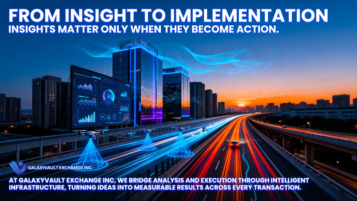 GalaxyVault_'s tweet photo. 💡 Insight alone isn’t enough, it’s the execution that counts.
At GalaxyVault Exchange INC, we turn knowledge into precise, verified action. ⚙️
🔄 From clarity to design to outcome, every step is optimized for performance and learning.
#GalaxyVaultExchange #InsightToAction https://t.co/s4C6ZEZtsS