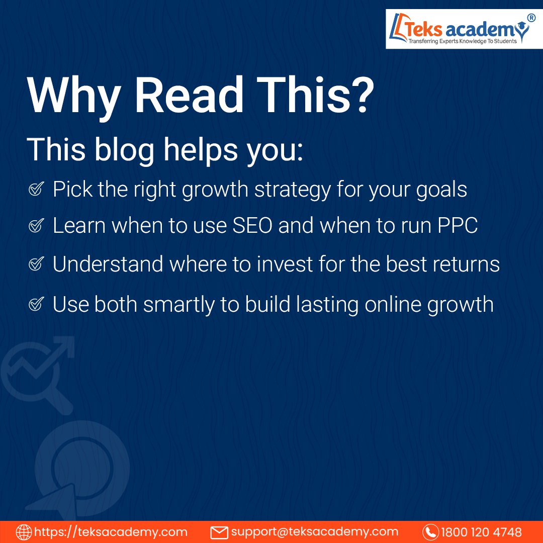 TeksAcademy's tweet image. SEO or PPC — which one should you choose first in 2025? 🤔
Discover the strategy that gives maximum ROI!
🔗 Read blog 👇
teksacademy.com/blogs/seo-vs-p…
#SEOvsPPC #DigitalMarketing2025 #MarketingGuide #SEO #PPC #SearchEngineMarketing #DigitalTrends #OnlineMarketingTips #DigitalMarketing