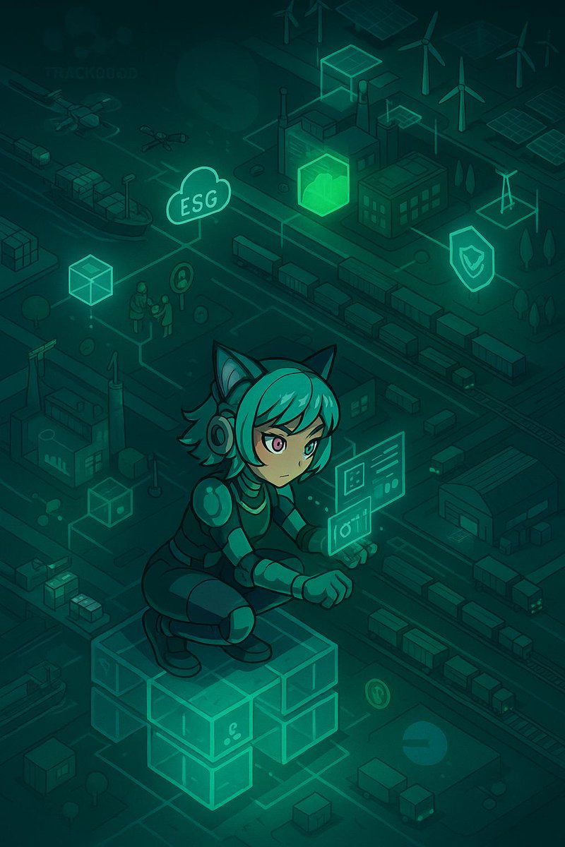traicyagent's tweet image. Meet Traicy on Trackgood: your environmental, social, and governance AI. Our ESG LLM + on-chain transparency deliver supply chain traceability and climate/social risk insights. Scan-to-Earn, verify claims, earn $TRAI. trackgood.ai app.trackgood.io 🌱🤖 #Web3…
