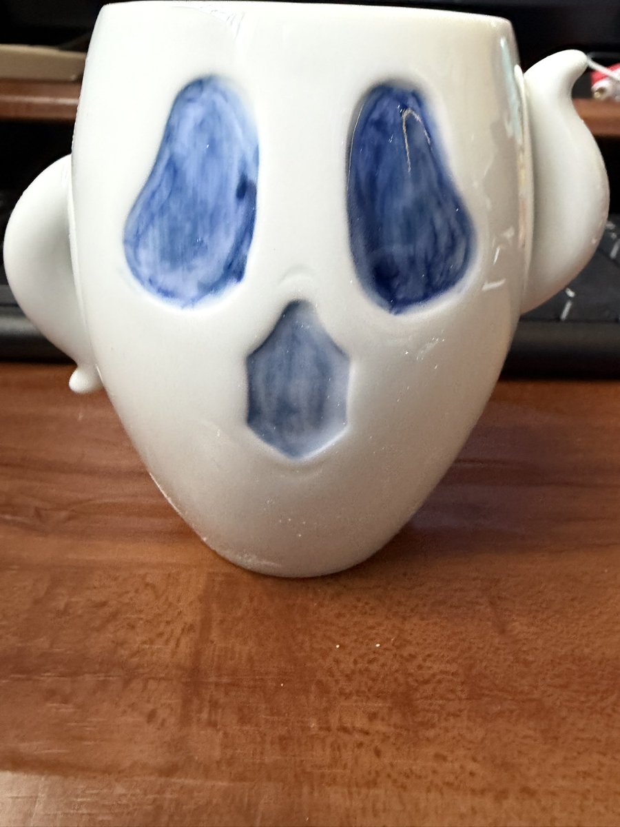 この時のはにわ届いた 塗ってる時はわかんないけども出来上がった物