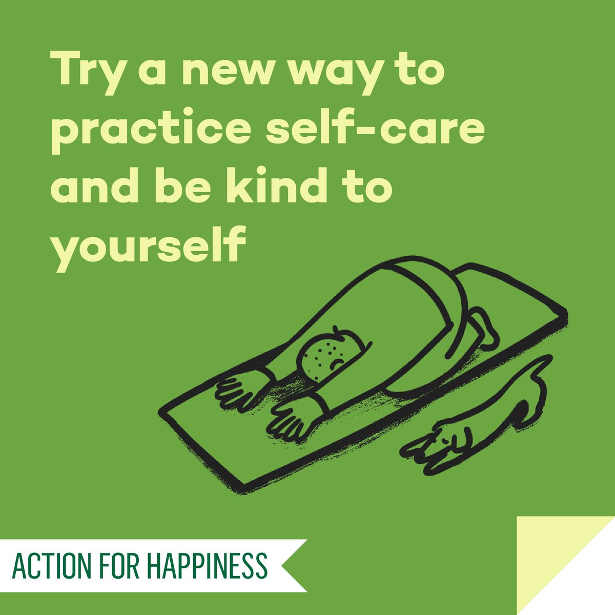 New Ways November - Day 17: Try a new way to practice self-care and be kind to yourself actionforhappiness.org/new-ways-novem… #NewWaysNovember