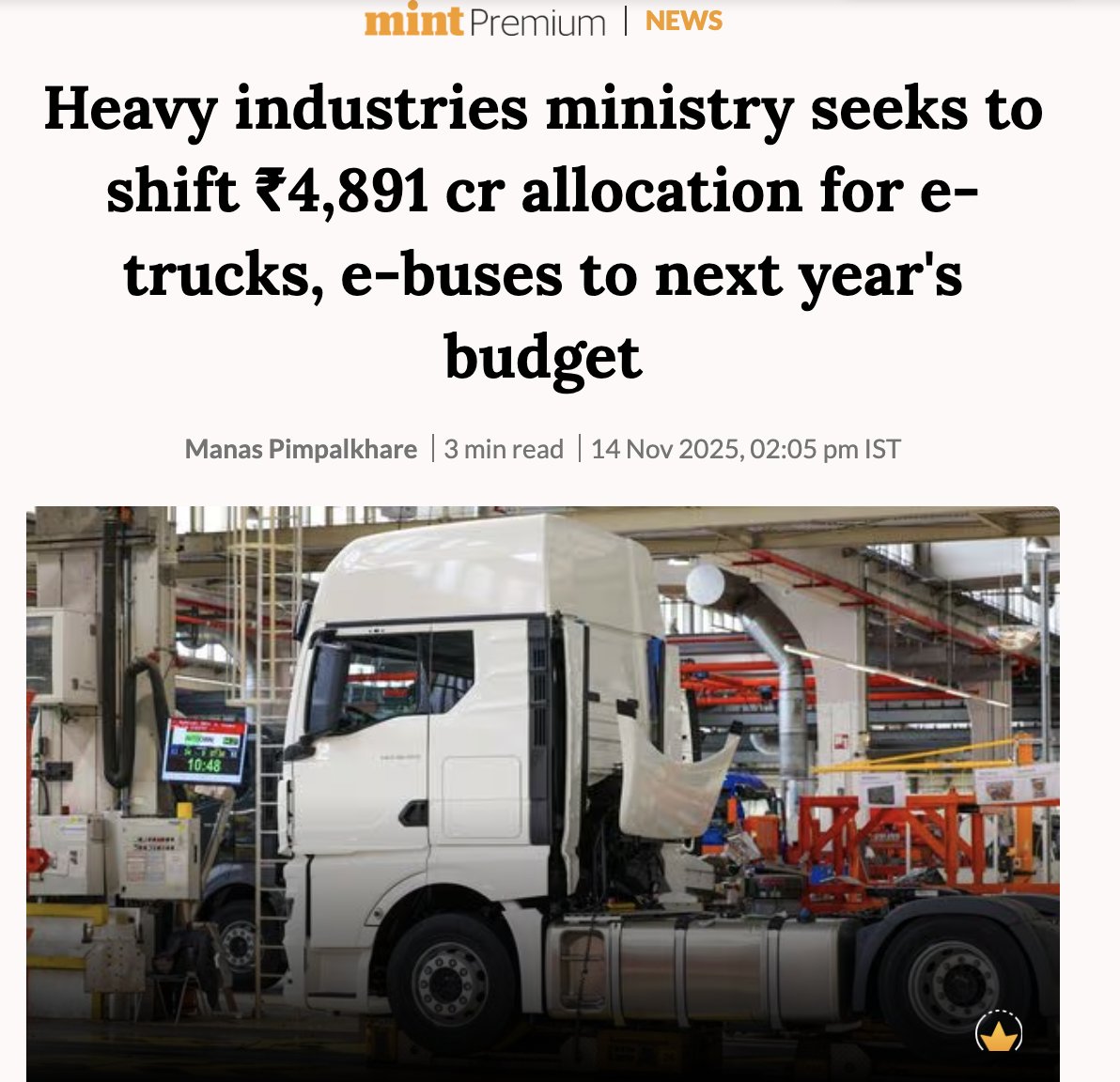 "#OEMs have faced a tough time this year with #SupplyChain disruptions &amp; given that India’s supply chains are still growing, this could give more time to OEMs to meet localisation standards"- <a href="/amitbhatt4u/">Amit Bhatt 🇮🇳</a>  spoke with <a href="/Moreorleshphil/">Manas Pimpalkhare</a> for <a href="/livemint/">Mint</a>, referring to challenges of