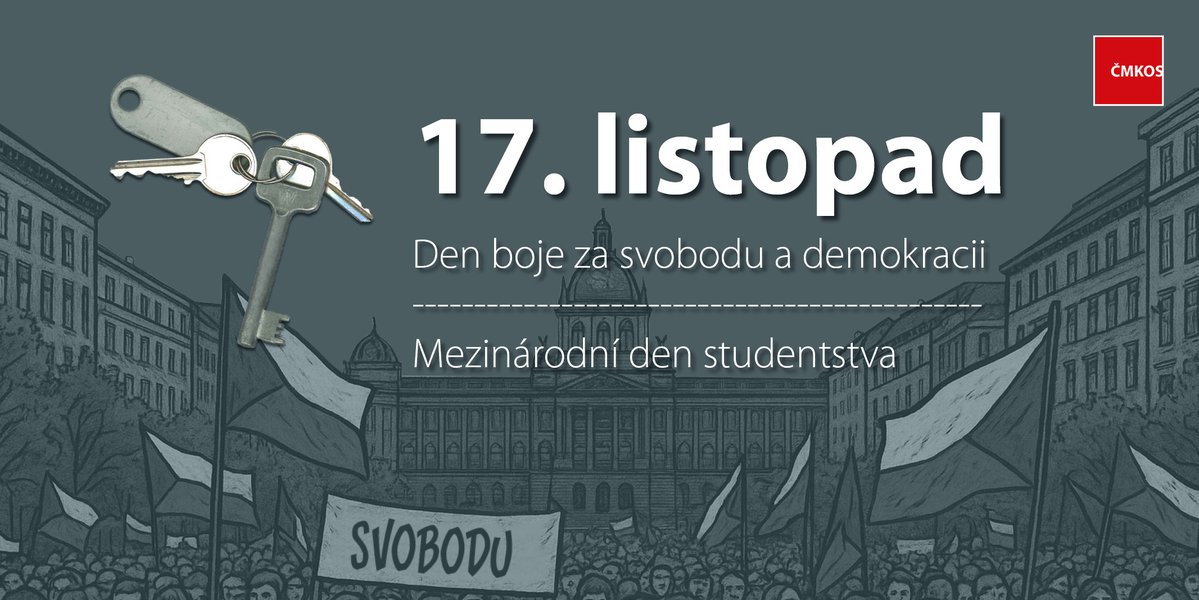 odbory's tweet image. 17. listopad. Svoboda není samozřejmost. V roce 1989 stáli vedle studentů i pracující a odbory — z továren, úřadů, nemocnic i škol.

Dnes hájíme férovou práci — přidejte se k nám. #SpolečněSilnější

Krásný sváteční den všem!

#ČMKOS #odbory #FérováPráce #17Listopad @JStredula