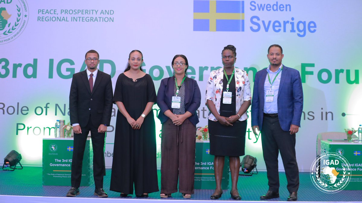 Updates From Addis Ababa, Ethiopia.
Our Peacebuilding Lead <a href="/DianaOroma/">O'Diana</a> represented us at the 3rd IGAD Governance Forum, sharing powerful insights on;
-The shrinking civic &amp; political space in the region
-Barriers to women’s participation, and 
-The urgent need for stronger