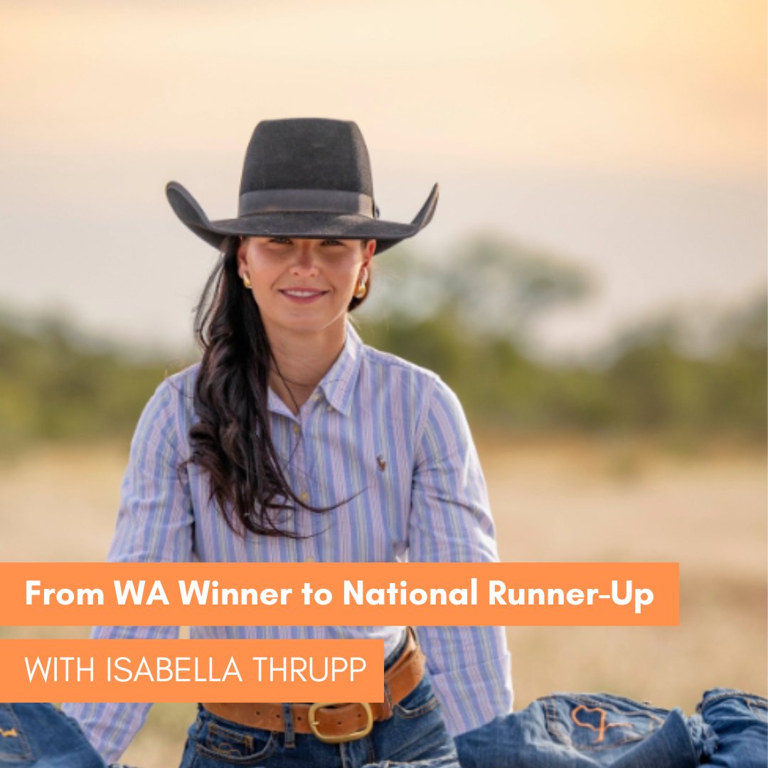 RRRNetwork's tweet image. Triple M’s Rural Focus speaks with WA winner and national runner-up Isabella Thrupp about Prinking in Pindan and the need for practical workwear for rural women. Catch up on the interview here &amp;gt;&amp;gt; youtu.be/eMpjzRSKfKU