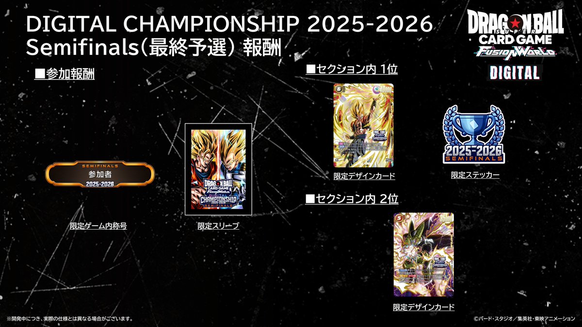 デジタル] ＼🏆大会報酬公開！／ DIGITAL CHAMPIONSHIP 2025-2026