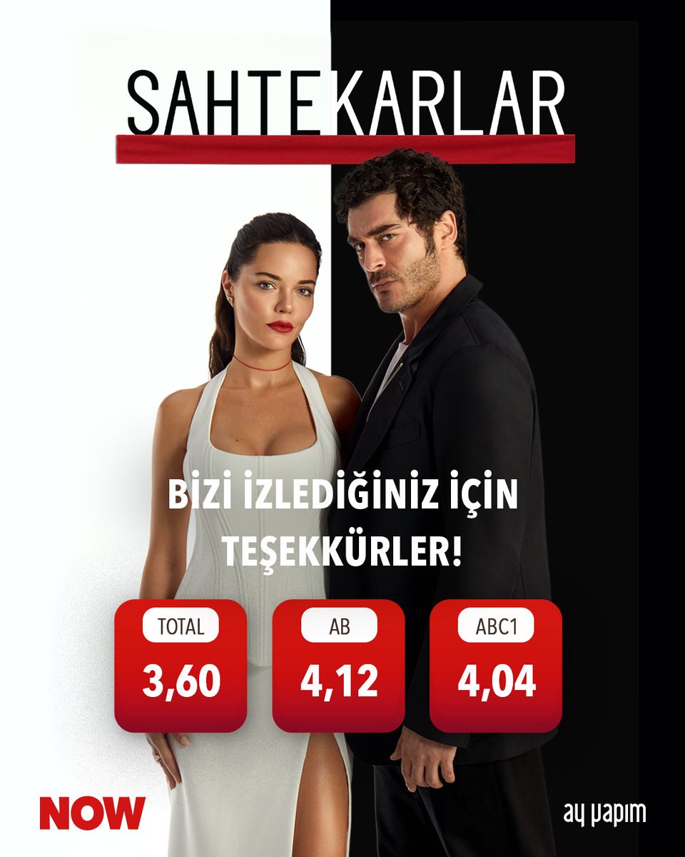 nowtvturkiye's tweet image. Herkese teşekkür ederiz! 🖤 #Sahtekarlar @sahtekarlartv