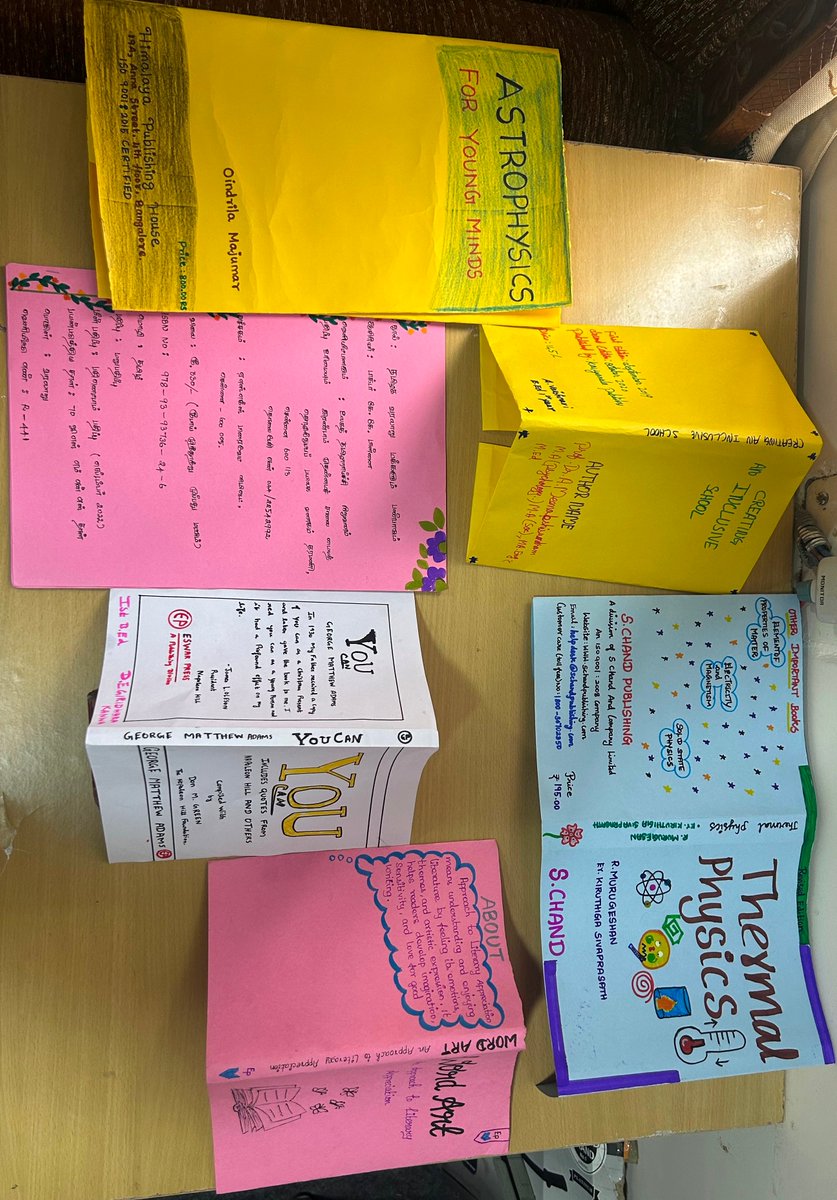 NSSGRT1TVLR's tweet image. Our students enthusiastically participated in the Book Jacket Designing Activity held on 15th November 2025. Though home-based, they showcased outstanding creativity and a great love for books.
#LibraryWeek2025 #BookJacketDesigning #GRTCOE #CreativeLearners #ReadingCulture