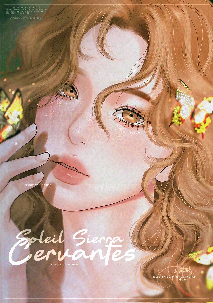 jet_bys's tweet image. Ethereal ✨🦋: Soleil Sierra Cervantes 

Illustrated by yours truly; Jet Artworks 🖌️

#jonaxx #jslartist #CostaLeonaSeries #SandsofTime #SoleilSierraCervantes