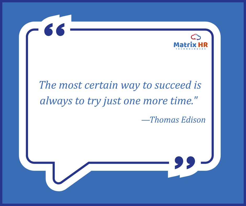 One More Attempt Can Change Everything!!!

Every challenge you face carries an opportunity to grow—sometimes all it takes is one more attempt.

#MatrixHR #HRservices