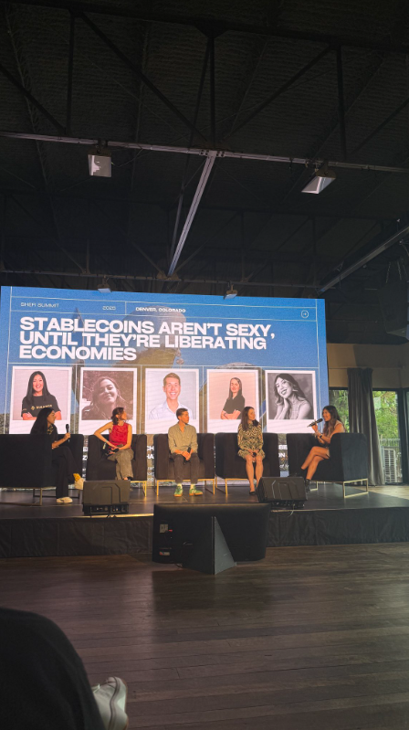 syriac_hentry's tweet photo. Such a great moment seeing @MentoLabs at SheFi Summit in Buenos Aires
@behiceuzunn joined a powerful panel on how stablecoins are actually liberating economies especially in emerging markets
Next stop β DevConnect π₯
#MentoLabs #SheFiSummit https://t.co/5767eiY8jG