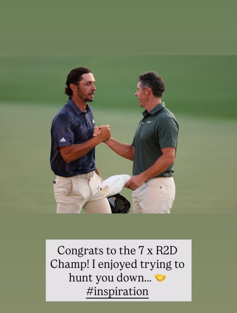 DPWorldTour's tweet image. Game respects game 🤝

Two amazing seasons. Two top professionals. 

#DPWTC | #RolexSeries