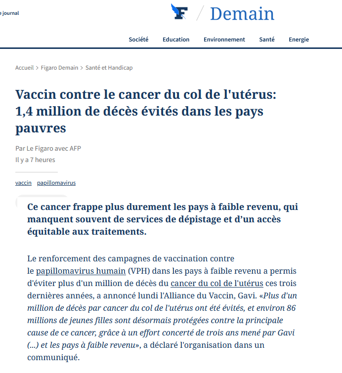 vaccinologie's tweet image. en vaccinant (efficacité du vaccin non démontrée) pendant 3 ans 86 millions jeunes filles contre un cancer qu&apos;elles feront peut être des décennies plus tard, @gavi   prétend avoir déjà sauvé 1.4 millions d&apos;entre elles 🤡

Et les merdias reprennent ça sans sourciller 🥸

#HPV
