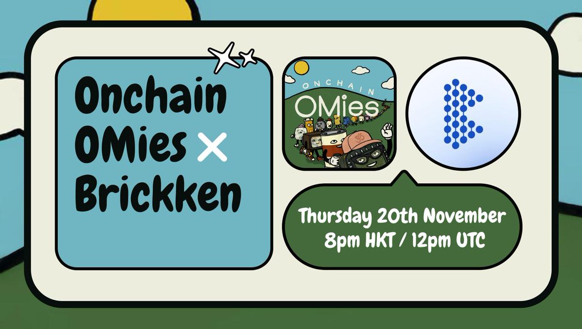 OnchainOMies's tweet image. 🎙️ @Brickken return on Thursday to feed OMie brains with fresh alfa

this time they&apos;re cooking straight on MANTRA Mainnet💚

show up: x.com/i/spaces/1OyJA…