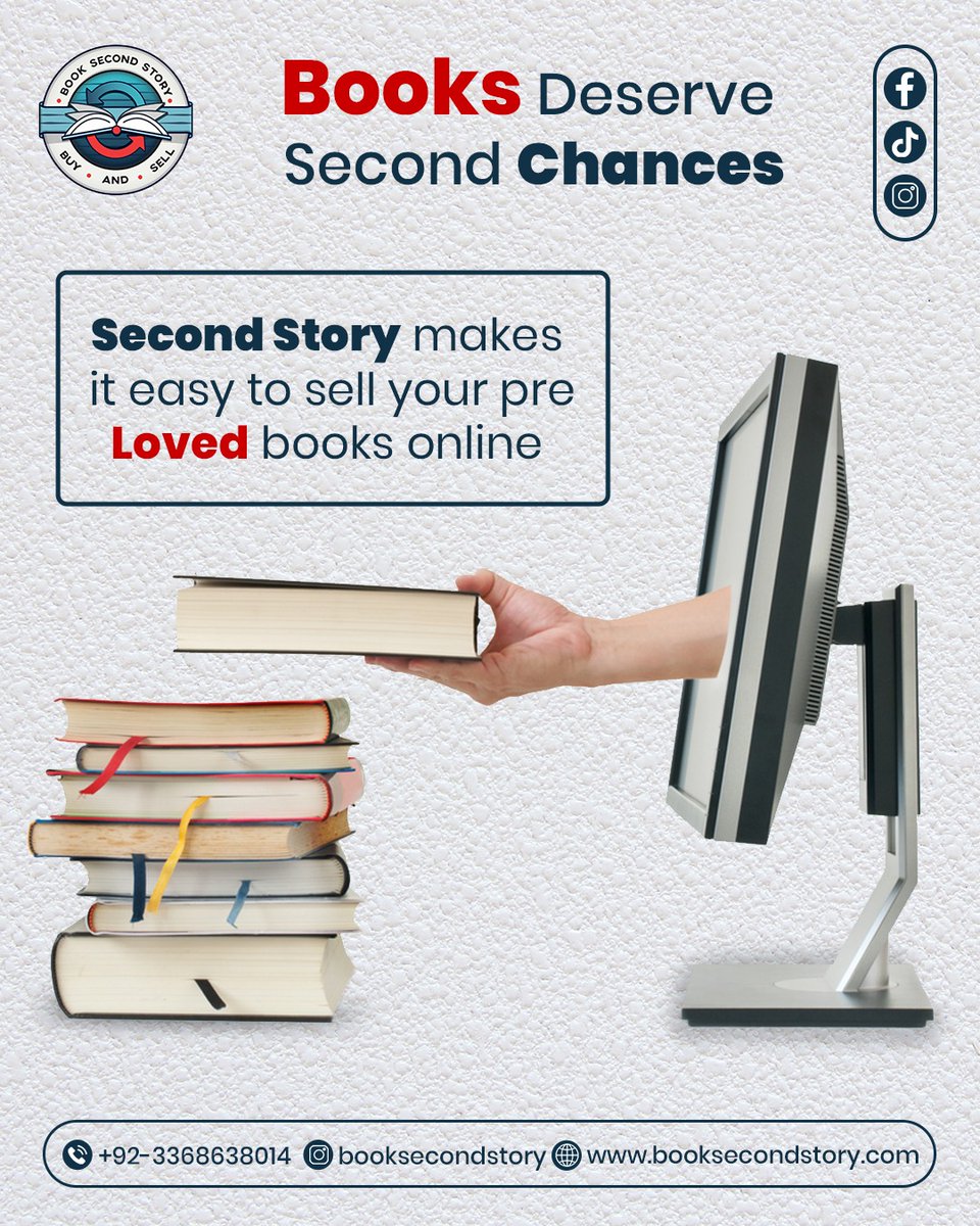 booksecondstory's tweet image. Give your books a new life with Second Story.
Sell your pre-loved books online in minutes.&quot;
#SecondStory #PreLovedBooks #SellBooksOnline #BookLovers #BookReuse