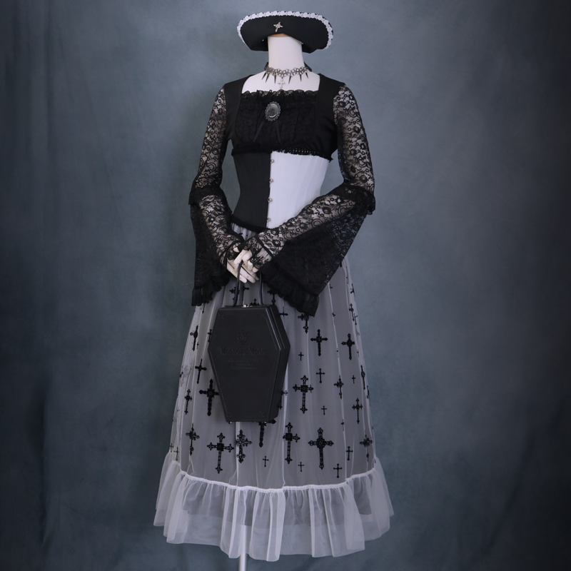 モワティエ十字架フロッキー鳥籠スカート Moi-même-Moitié モワメームモワティエ 鳥籠スカート - メルカリ