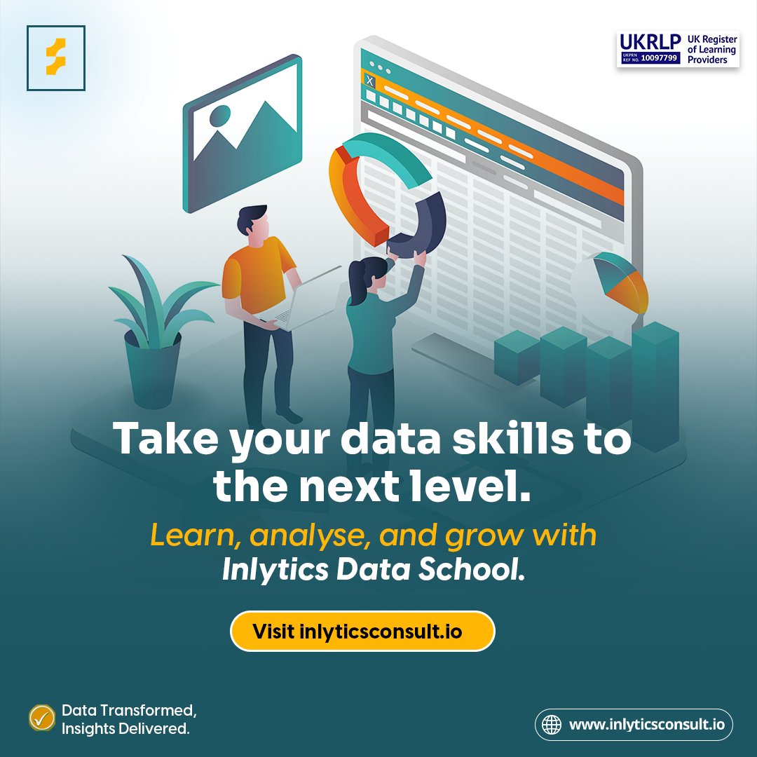 inlyticsconsult's tweet image. Explore learning pathways built for you → inlyticsconsult.io

#Inlytics #DataSkills 
#ExcelTraining 
#DataAnalysis 
#LearnWithInlytics 
#DigitalSkills 
#PivotTable 
#ExcelTips 
#DataSchool