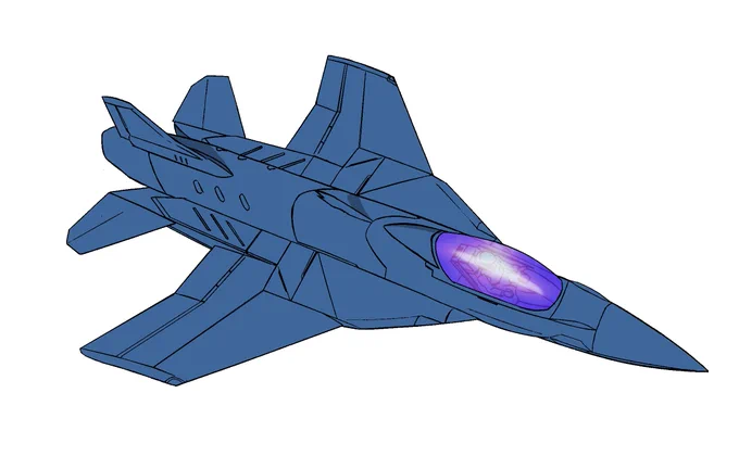 #左がトランスフォームすると右になる 単発可変戦闘機 アパッシュ #オリジナル可変戦闘機