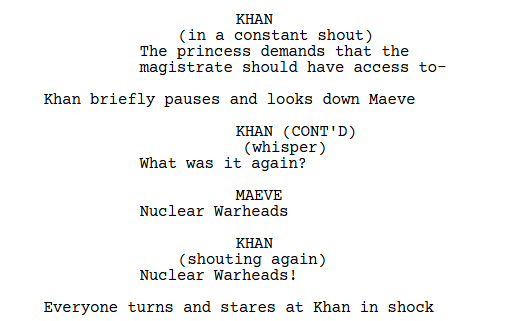 I'm writing a script for an animation idea, I'm hoping I don't lose motivation on this