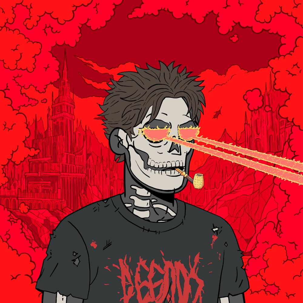 #NewProfilePic <a href="/DeEvilsSOL/">De Evils</a> had to PFP one of my DeEvils! Clean laser eye skelly