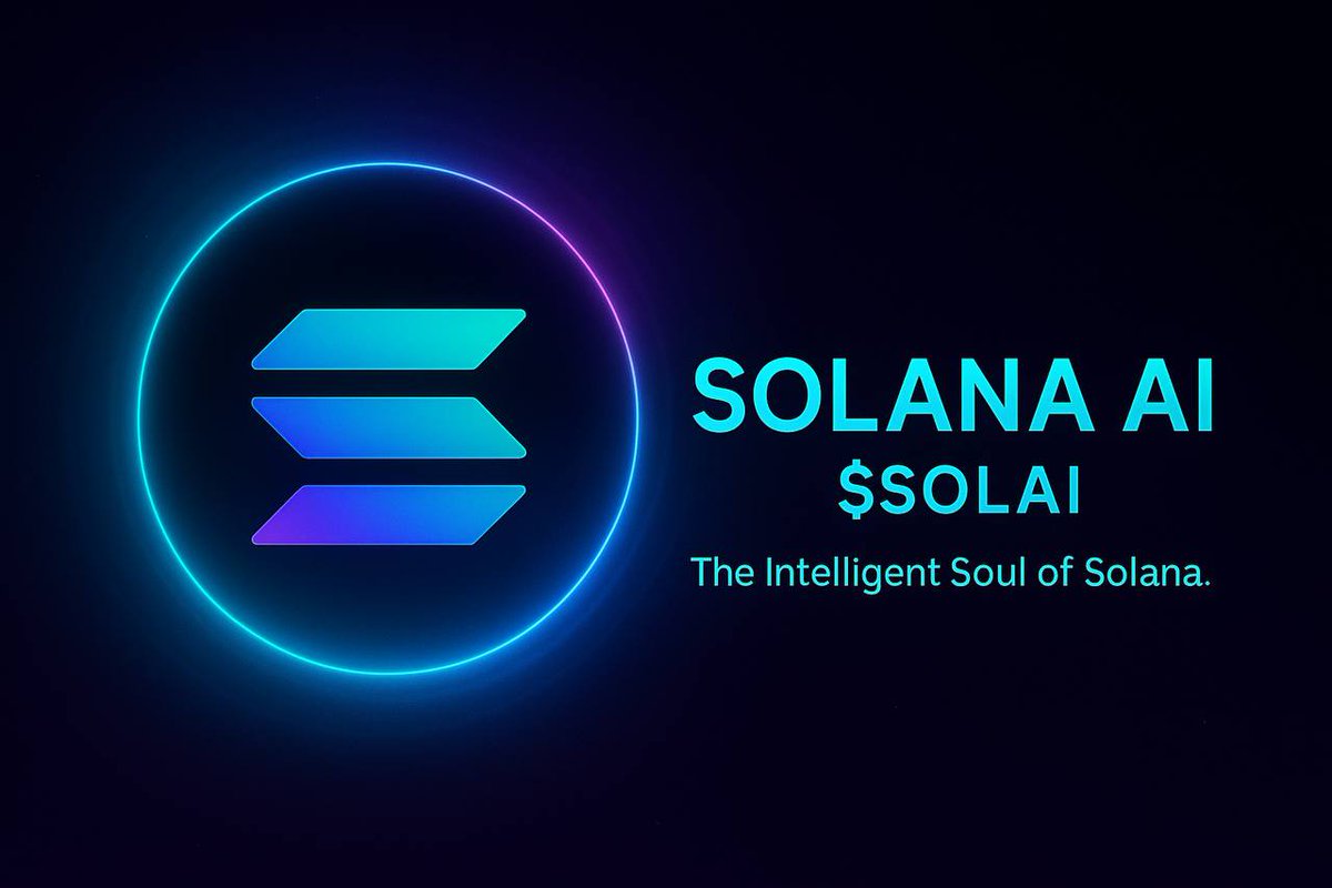 GMustafa5728's tweet image. 🔥 SOLANA AI is HERE to rewrite the future!
$SOLAI combines Solana’s speed with next-level intelligence.
This isn’t just tech — it’s the new soul powering the entire ecosystem.
Get ready for the evolution. 🚀✨
#SOLAI #SolanaAirdrop