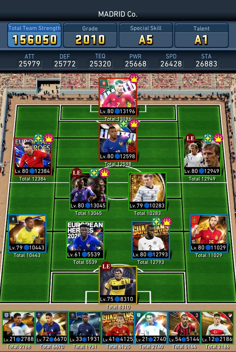 mmrmadrid's tweet image. My Dream Team
My Madrid Squad 
#HalaMadrid 
#ウイコレ 
@OfficialWecc