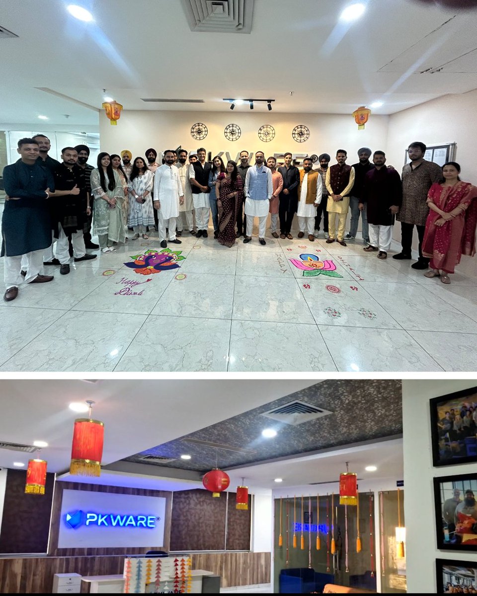 PKWARE's tweet image. Our Delhi and Mohali teams lit up last month with vibrant Diwali celebrations! 🪔✨

It was a wonderful opportunity to pause, connect, and enjoy the festive spirit.

#PKWARE #Diwali #TeamBuilding #CompanyCulture #WorkLife