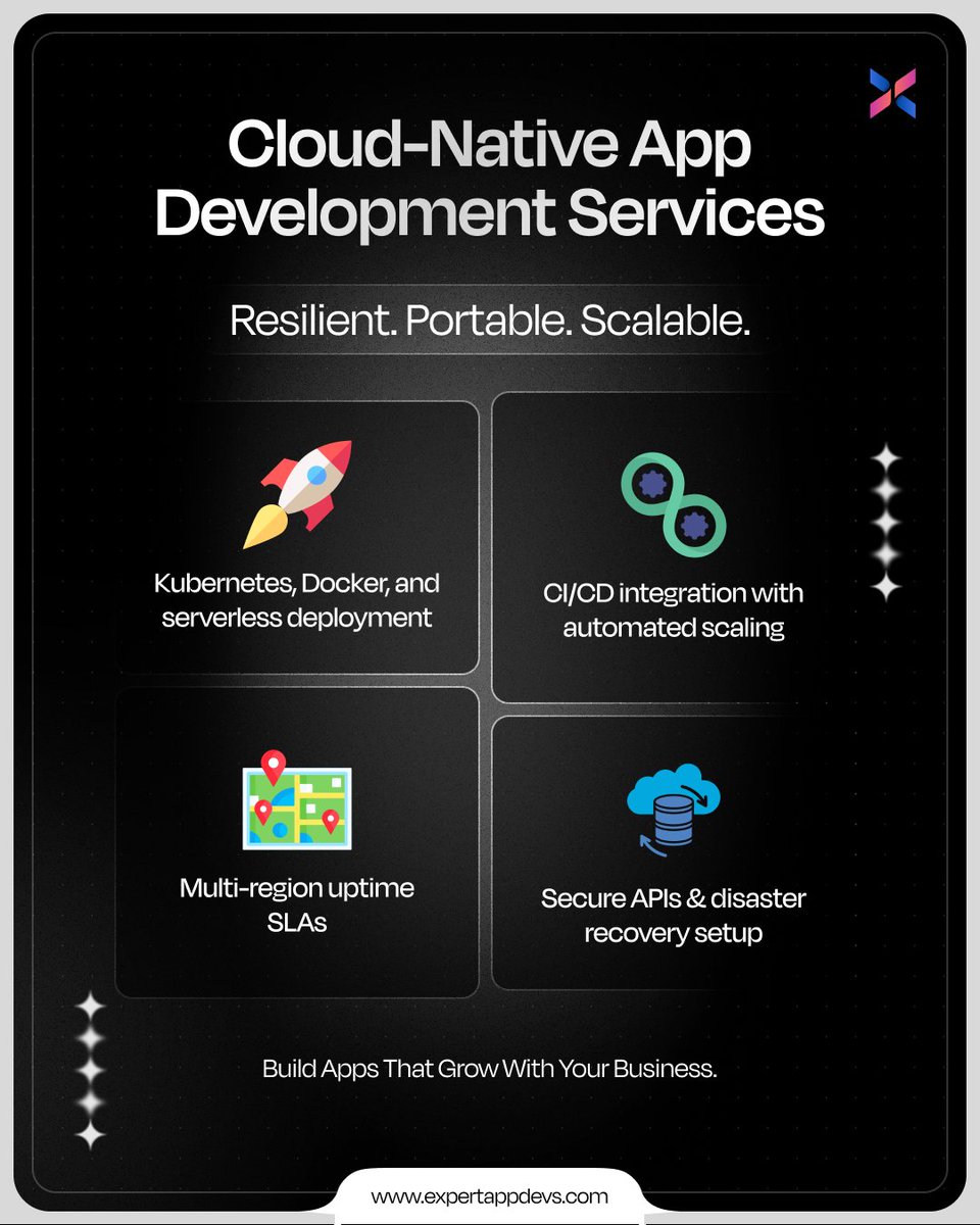 ExpertAppDevs's tweet image. Cloud-native = scalability, uptime, speed.
Everything modern apps need.
Expert App Devs helps you migrate or build cloud-native systems powered by Kubernetes, Docker &amp;amp; serverless.

Book your Cloud Readiness Assessment.
#ExpertAppDevs #CloudDevelopment #AppDevelopers