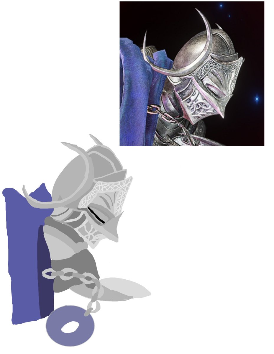 <a href="/TwinMoonKnight_/">Rellana - Twin Moon Knight</a> I gave myself some creativity for the ornament details because I can't draw them that well and because it's 4:30 am lol