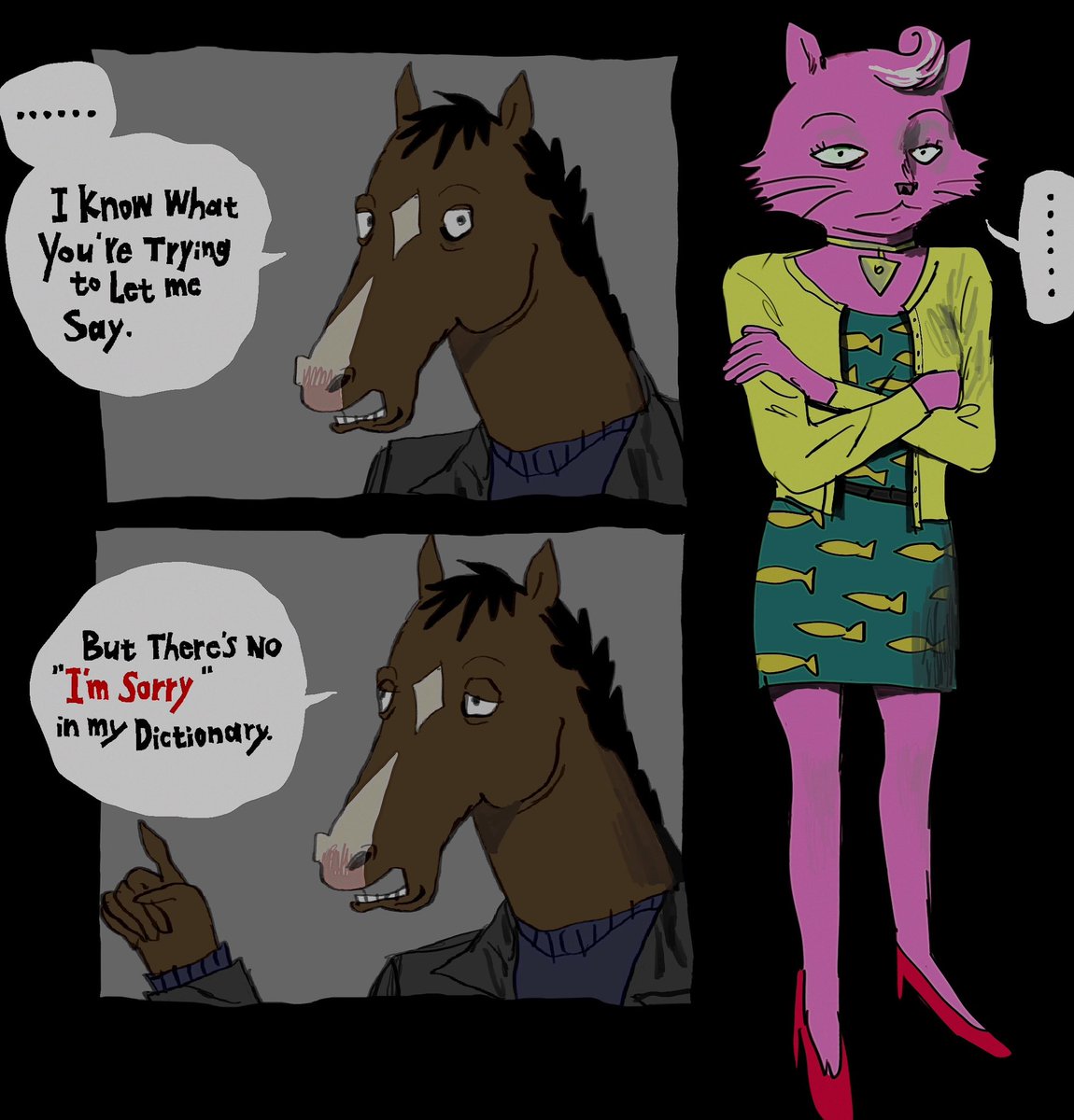 GanGster0704's tweet photo. #BoJackHorseman https://t.co/SekbdYVa50