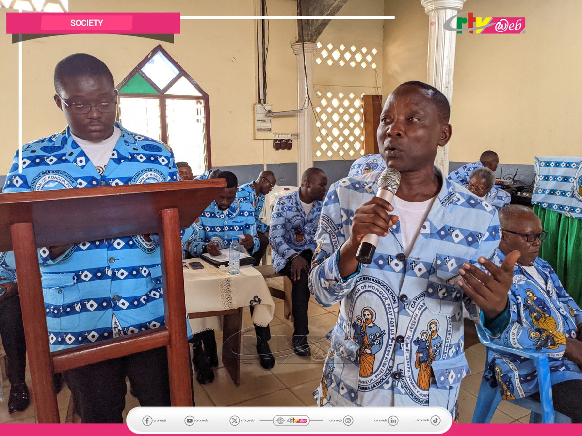 Elvis_Teke's tweet photo. Members of the Catholic Men Association, #CMA have taken part in their 64th Diocesan General Assembly at the Joseph, Pillar of family Branch in the Christ the King Parish of Tsinga, Yaounde this Sunday November 16 2025. https://t.co/v5ypHC5JyW