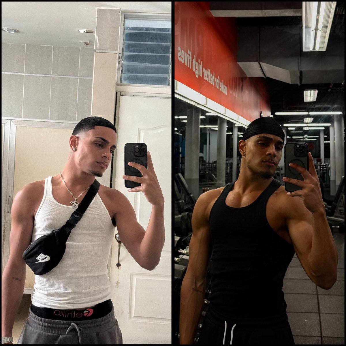 a one year difference. #transformation