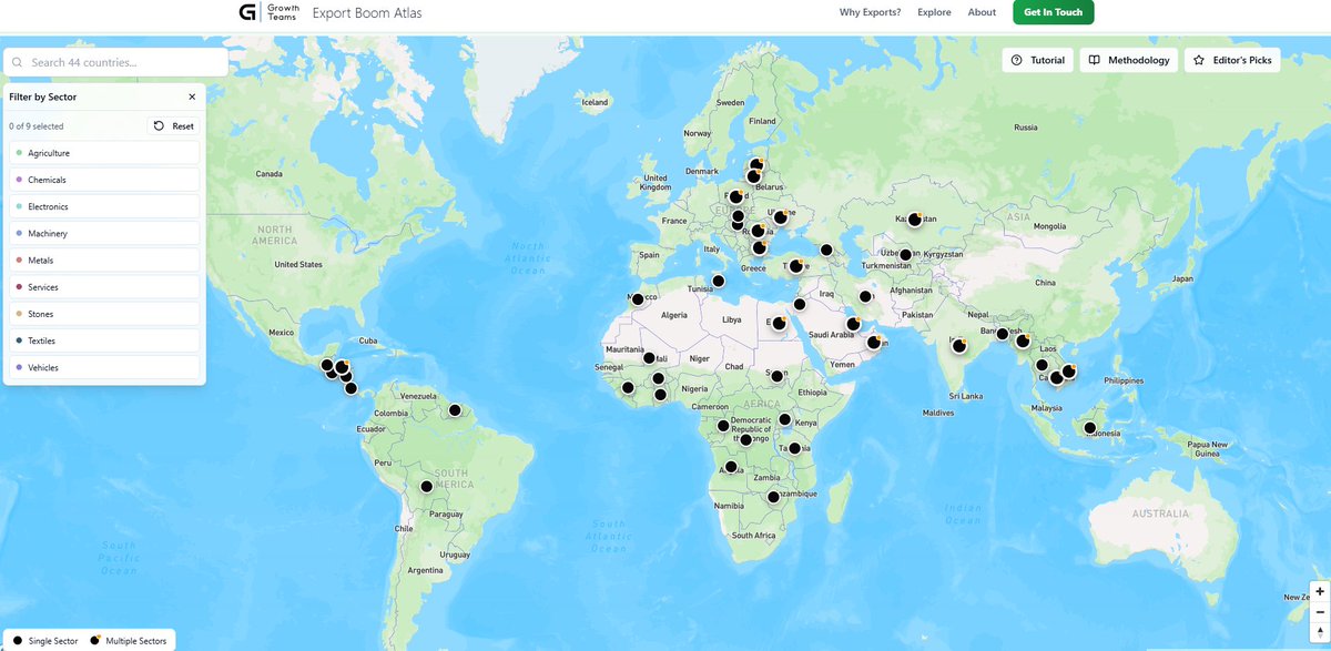 📈 Where have export take-offs transformed economies?

🚀 Check out the Export Boom Atlas from <a href="/GrowthTeams/">Growth Teams</a> - an interactive map showing how countries from Vietnam to Morocco to Costa Rica achieved rapid sector-level growth that created jobs &amp; prosperity: exportbooms.org