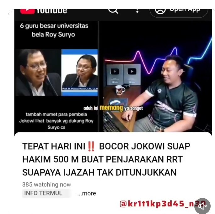 <a href="/jokowi/">Joko Widodo</a> Terbongkar semakin terang benderang.