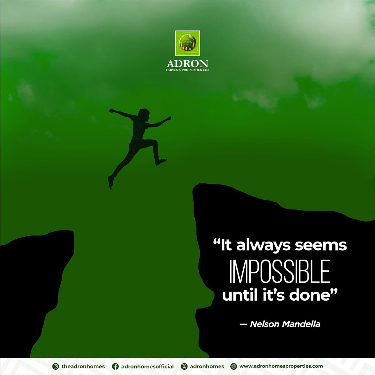 AdronHomes's tweet photo. Every legendary feat 🥇 once looked impossible 😳— until someone dared to try, pushed through, and made it real. 💪🏿

This week, lean into the challenge 🤗. Feeling overwhelmed or staring down a mountain of tasks? 🛣️ The road may seem steep, and doubt might whisper. But hold your ground. 🫡

Only the bold who refuse to back down earn the victory. 🏆 Take that first step 🚶‍♂️, trust your grit, and transform the “impossible” into your triumph. ✨😎

#MondayMotivation #ImpossibleIsDead #JustDoIt
#AdronIsTheBiggest #PropertyOwnership