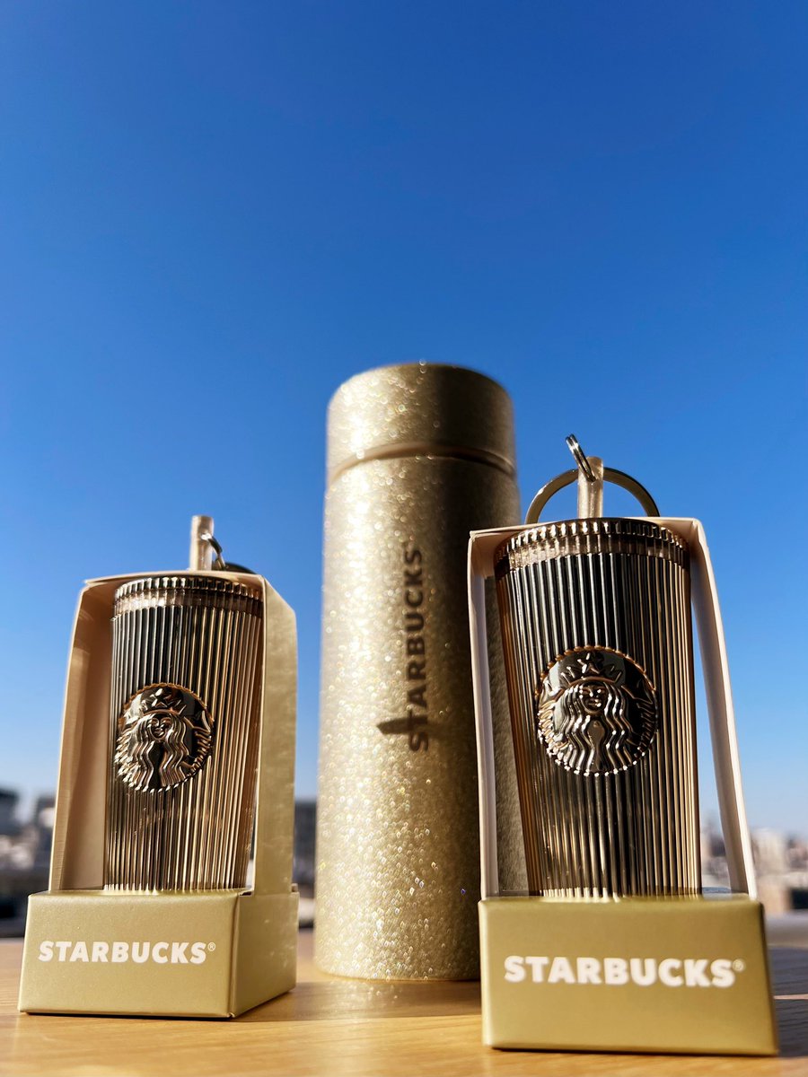 Starbucksスターバックス ステンレスマグ シャンペンゴールド