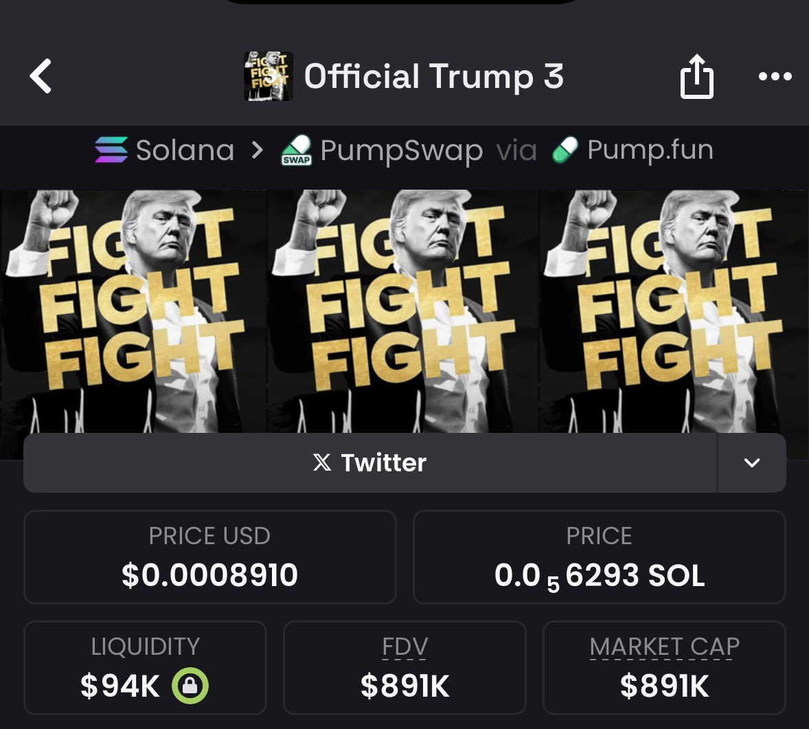 You hesitate, we profit.
$TRUMP.3 entry was $84k mcap — TG already cashing while you’re still deciding 🚀 currently at over $891k mcap

Fjb9fbxeffPn6Ryw4aByp8AKcyBzGD8saSi1UPxUpump

Even on consolidation we keep winning

DM for TG if you’re done losing.

#Solanamemrcoins #Crypto