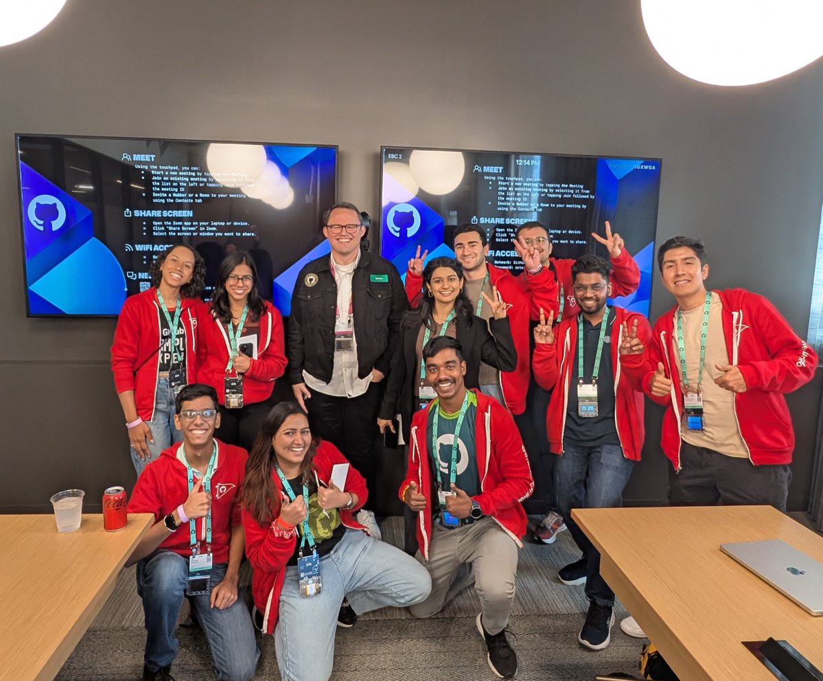 imanishbarnwal's tweet image. Back from #GitHubUniverse, still trying to take it all in.

Meeting @satyanadella, @kdaigle, @martinwoodward, the @GitHubEducation team, and so many mentors I’ve only known online… seeing them IRL felt truly special. ✨

Moments like these remind me why community matters. I am…