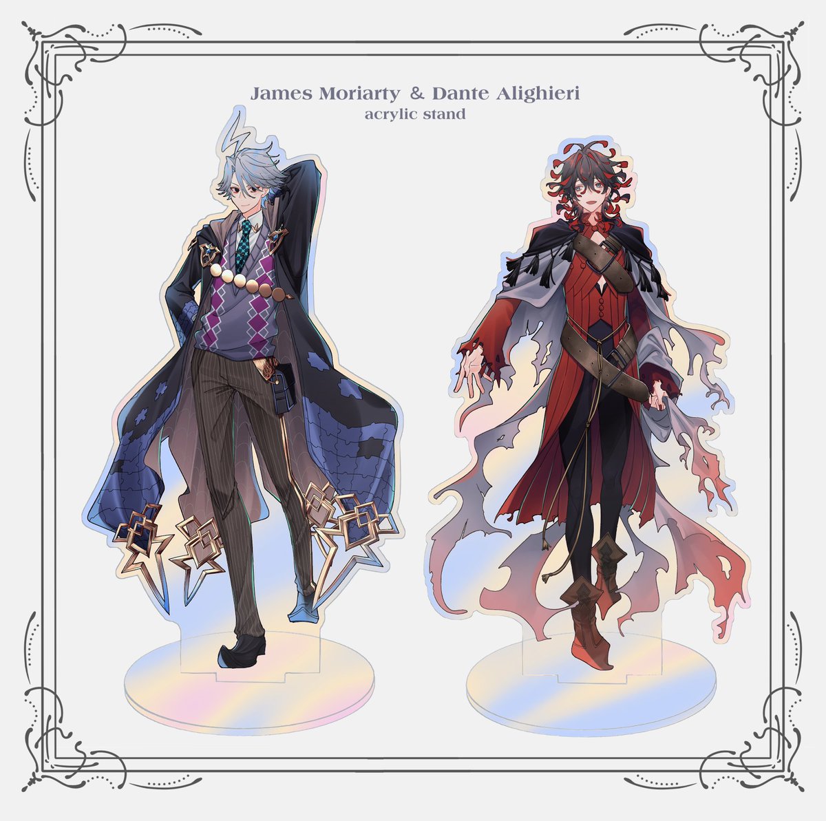 FGO モリアーティ ダンテ モリダン アクスタ クリアファイル 本庄雷太