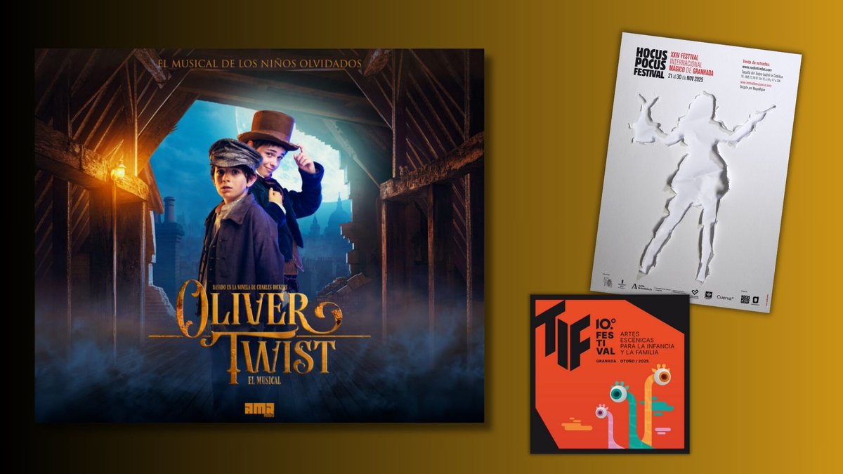 ¿Os perdisteis #MenudoPlanazo?👇
🎧play.rtve.es/a/16814078

📖🎭El clásico de Dickens, a escena: #OliverTwistElMusical, en <a href="/TeatroLaLatina/">Teatro La Latina</a> 

🪄Dos #planazos en #Granada: <a href="/festhocuspocus/">Hocus Pocus Festival</a> y <a href="/tifgranada/">TIF Granada</a> 

Y además: #ElPolloPepeElMusical llega a Barna y <a href="/EspacioMistral/">Espacio Mistral</a> abre en Madrid