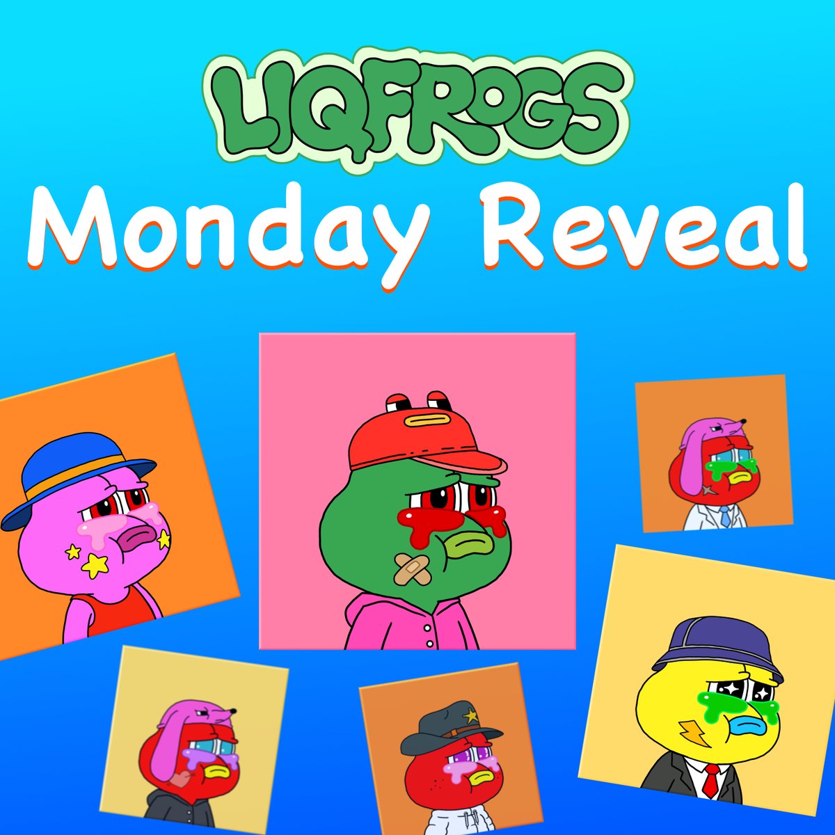 PARA__STUDIOS's tweet image. LiqFrogs Monday Reveal 🐸✨
Let’s see who’s making their way out today…
opensea.io/collection/liq…

#LiqFrogs #MondayReveal #NFTdrop #DigitalCollectibles #ParaStudios #Web3Art #FrogNFT
