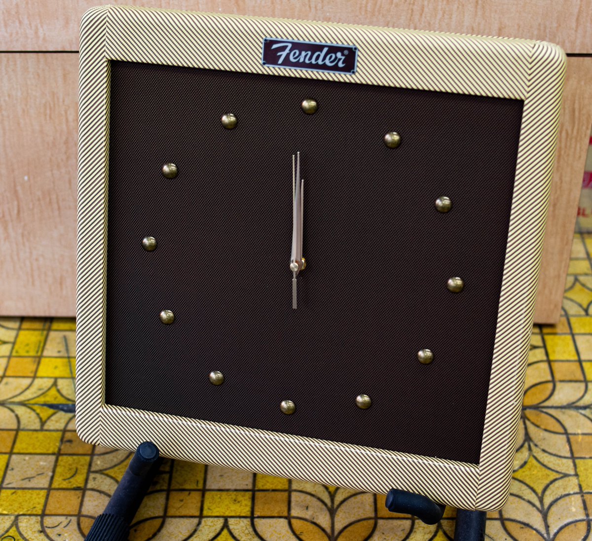 Fender TWEED CLOCK ツイードクロック 壁掛け時計 掛け時計