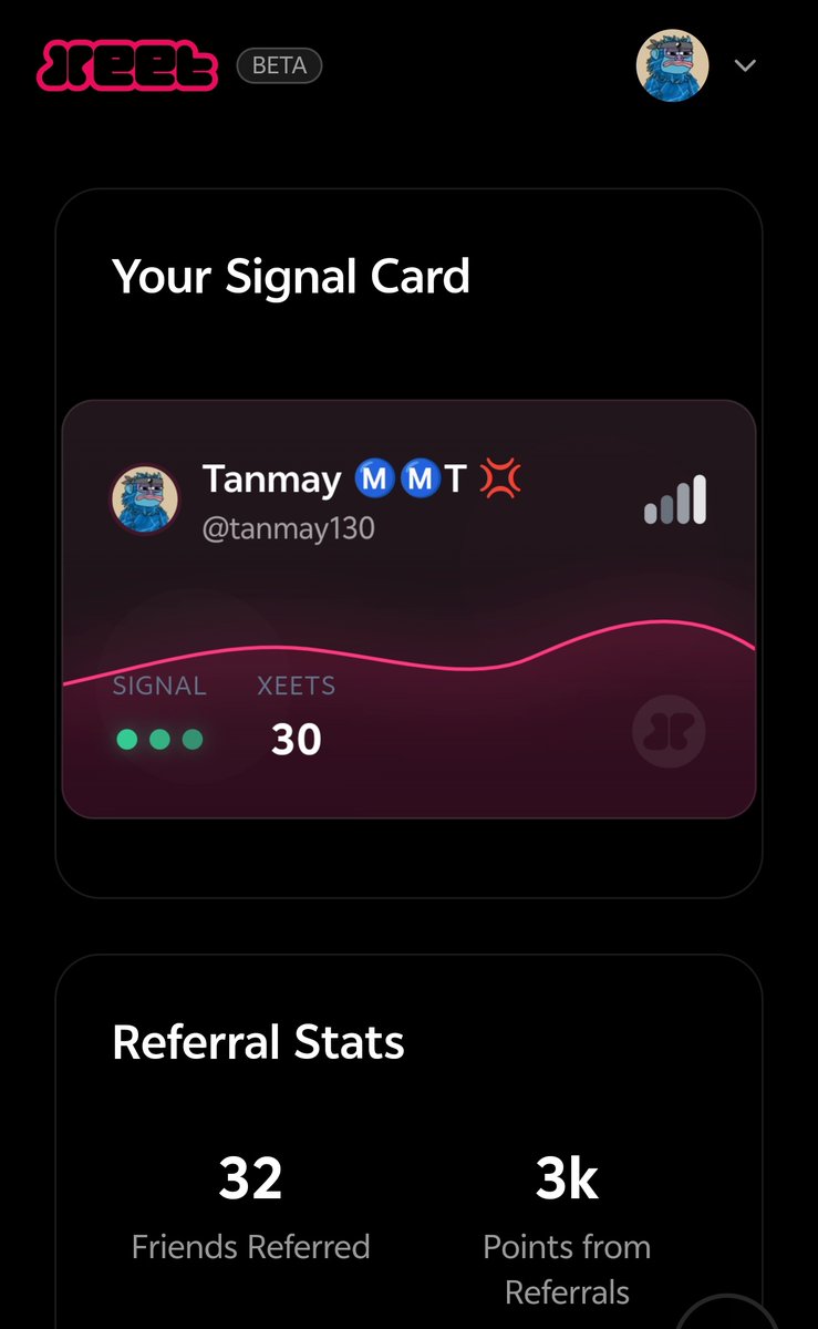 gXeet!

Join the trending InfoFi of <a href="/xeetdotai/">xeet</a> early and get points for the  future airdrop.

Join ➡️ xeet.ai/refer/tanmay130