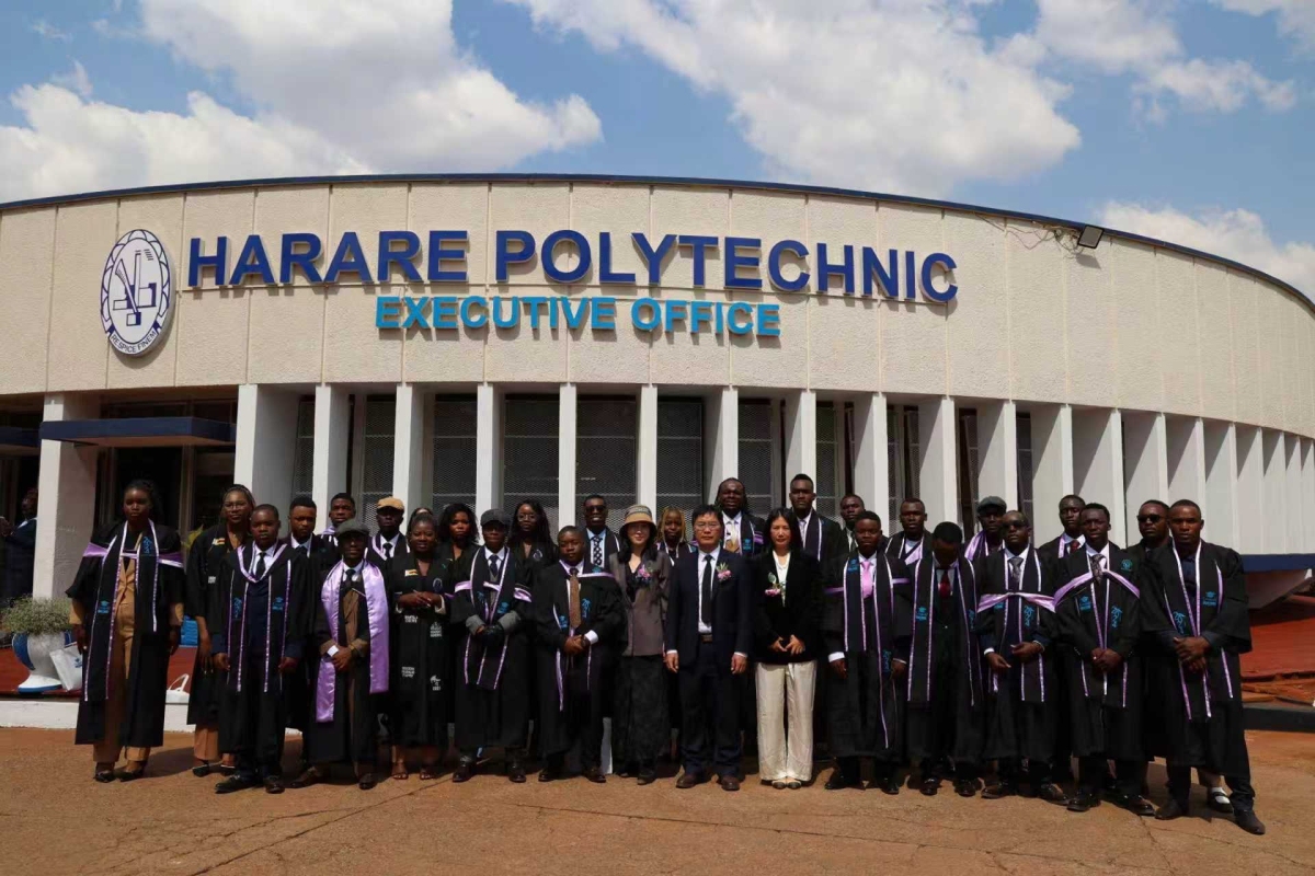 The partnership between #Ningbo Polytechnic of China and Harare Polytechnic of Zimbabwe is creating real opportunities. Over the past three years, local students have become equipped with practical skills that lead straight into industry jobs. #NingboFocus